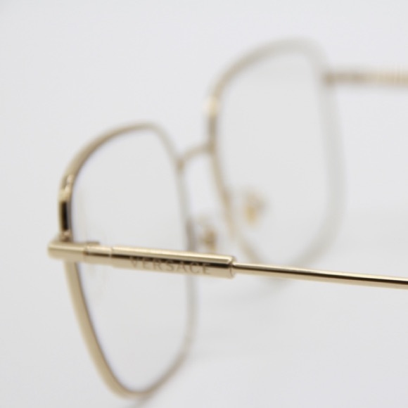 NEW VERSACE EYEGLASSES VE1281 1002 WOMEN’S EYEWEAR VERSACE MOD 1281 GOLD - Picture 7 of 11